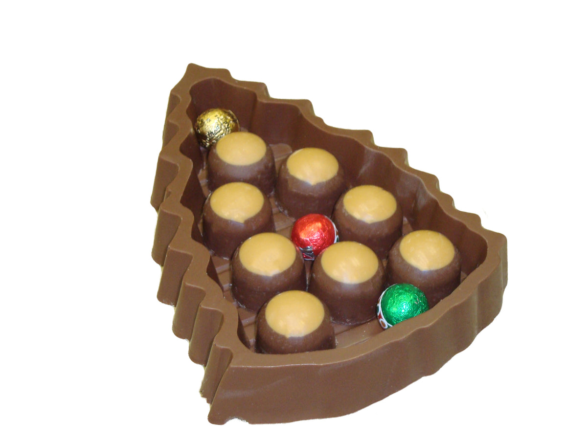 Chocolate Christmas Tree with Buckeyes - 3673