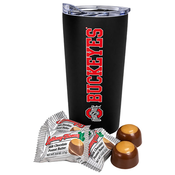 Black OSU Tumbler w/Buckeyes - 4064